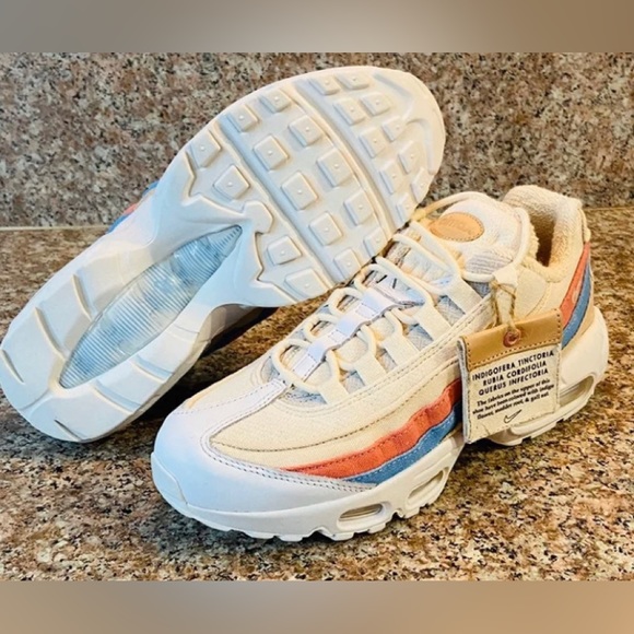 Nike Air Max 95 Beige Blue Tan QS Plant Color Pack Multi Color